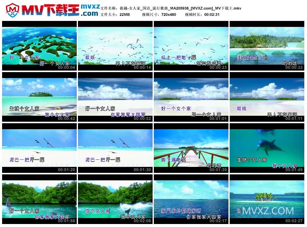 衡越-女人家_国语_流行歌曲_MA205938